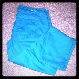 Jegging teal Sz 11 runs small